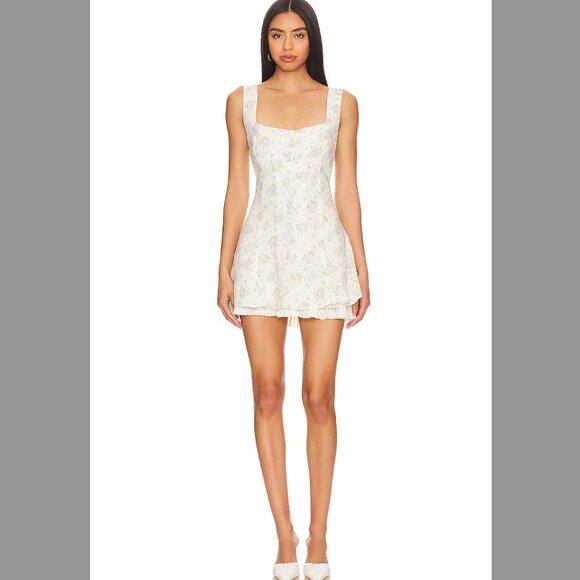 Fait Par Foutch Francesca Pleated Backless Mini Dress w Pleated Skirt VTG Iris - Picture 5 of 13